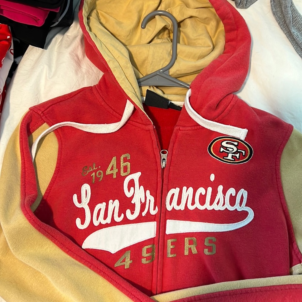 SF 49ers zip up
